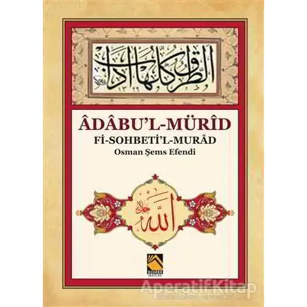 Adabul-Mürid - Kolektif - Buhara Yayınları