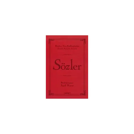 Sözler (Çanta Boy) - Bediüzzaman Said-i Nursi - Söz Basım Yayın