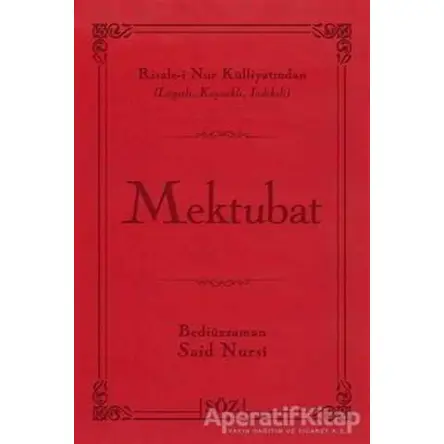 Mektubat (Çanta Boy) - Bediüzzaman Said-i Nursi - Söz Basım Yayın
