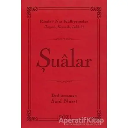 Şualar (Çanta Boy) - Bediüzzaman Said-i Nursi - Söz Basım Yayın