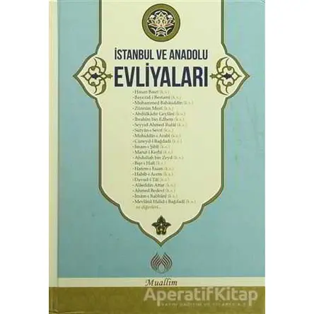 İstanbul ve Anadolu Evliyaları - Mustafa Necati Bursalı - Muallim Neşriyat