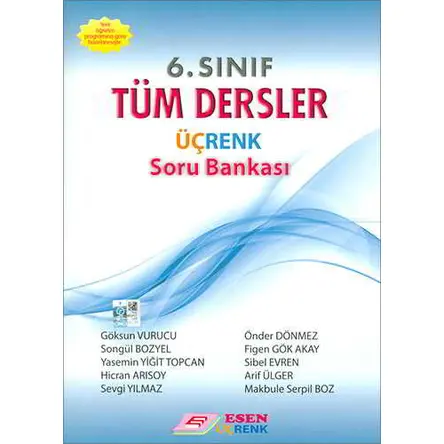 Esen Üçrenk 6.Sınıf Tüm Dersler Soru Bankası