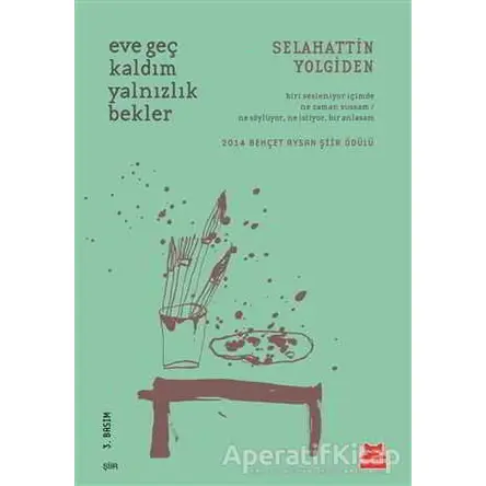 Eve Geç Kaldım Yalnızlık Bekler - Selahattin Yolgiden - Kırmızı Kedi Yayınevi