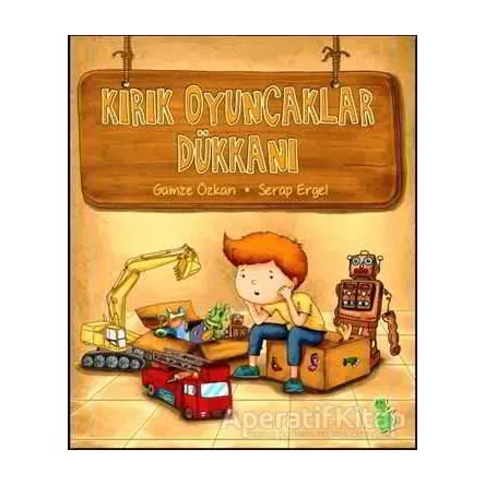 Kırık Oyuncaklar Dükkanı - Serap Ergel - Yeşil Dinozor