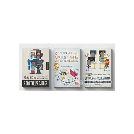 Çocuklar için Scratch ve Kodlama Eğitim Seti (3 Kitap Takım)