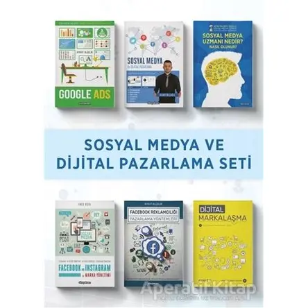 Sosyal Medya ve Dijital Pazarlama Seti (6 Kitap Takım)
