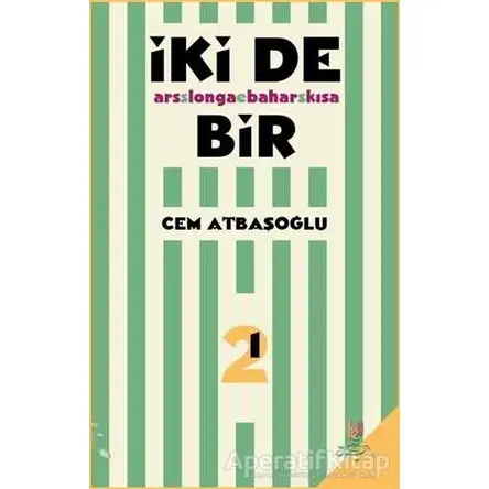 İki De Bir - Cem Atbaşoğlu - h2o Kitap
