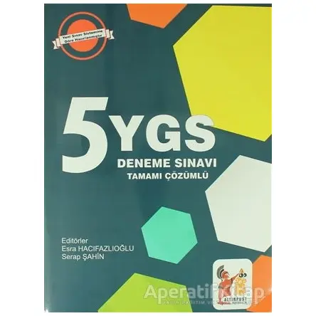 5 YGS Deneme Sınavı Seti Tamamı Çözümlü 2017 - Kolektif - Altın Post Yayıncılık