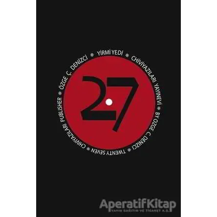 27 - Özge Ç. Denizci - Chiviyazıları Yayınevi