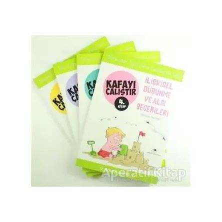 Kolay Seviye - Kafayı Çalıştır (4 Kitap Takım) - Kolektif - Uğurböceği Yayınları