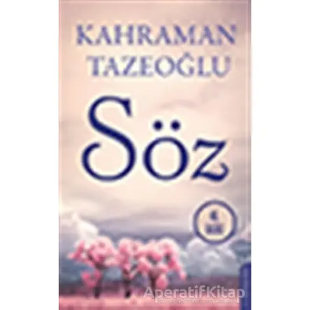 Söz - Kahraman Tazeoğlu - Destek Yayınları