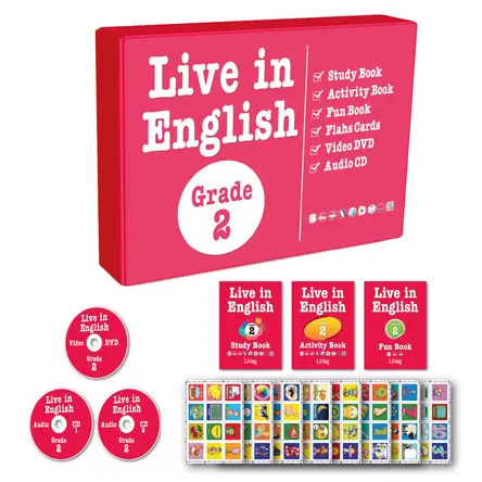 2. Sınıf İngilizce Öğrenme Seti Live in English
