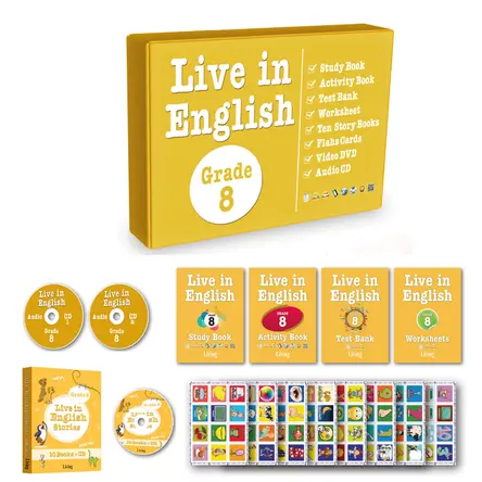 8. Sınıf İngilizce Öğrenme Seti Live in English