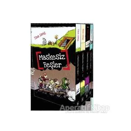 Maskesiz Beşler Serisi - 4 Kitap - Tina Zang - Parodi Yayınları