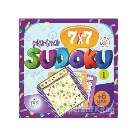 7x7 Sudoku 1 - Kolektif - Pötikare Yayıncılık