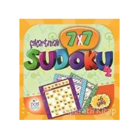 7x7 Çıkartmalı Sudoku - 4 (Çıkartmalı) - Kolektif - Pötikare Yayıncılık