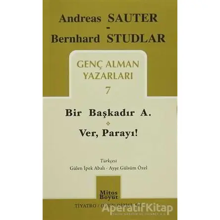 Genç Alman Yazarları 7 - Bernhard Studlar - Mitos Boyut Yayınları