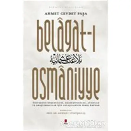 Belagat-ı Osmaniyye - Ahmet Cevdet Paşa - Kapı Yayınları