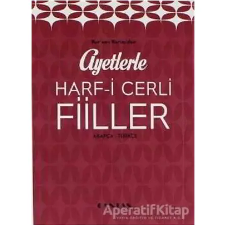Ayetlerle Harfi Cerli Fiiller - Kolektif - Cantaş Yayınları