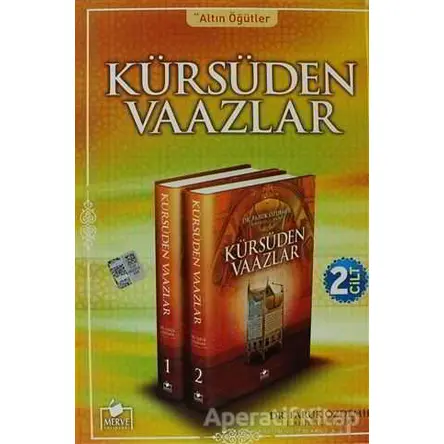 Kürsüden Vaazlar (2 Ciltli Takım Set) - Faruk Özdemir - Merve Yayınları