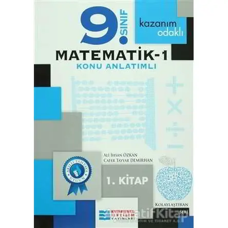 9. Sınıf Matematik 1-2 Konu Anlatımlı (2 Kitap Takım)
