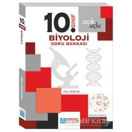 10. Sınıf Biyoloji Soru Bankası - Naci Koçak - Evrensel İletişim Yayınları