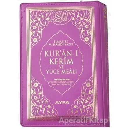 Kuran-ı Kerim ve Yüce Meali (Çanta Boy - 2 Renk) - Kod 170