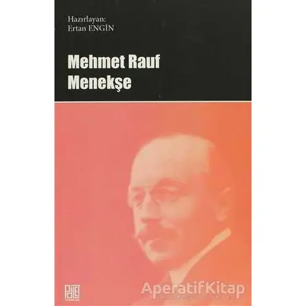 Menekşe - Mehmet Rauf - Palet Yayınları