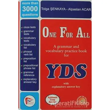 One For All YDS - Alpaslan Acar - Pelikan Tıp Teknik Yayıncılık