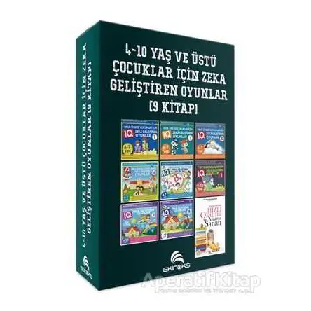 4-10 Yaş ve Üzeri Çocuklar İçin IQ Zeka ve Dikkat Geliştiren Aktiviteli Akıl Oyunları