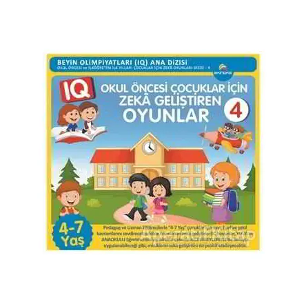 Okul Öncesi Çocuklar İçin Zeka Geliştiren Oyunlar - 4 - Kolektif - Ekinoks Yayın Grubu