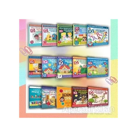 Çocuklar İçin IQ Geliştirici Zeka Oyunları Seti (15 Kitap Set) - Kolektif - Ekinoks Yayın Grubu