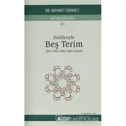 Delilleriyle Beş Terim - Bütün Eserleri 2 - Mehmet Sürmeli - Asitan Yayınları