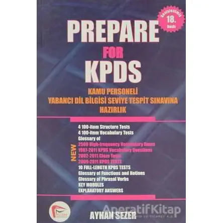 Prepare for KPDS - Kolektif - Pelikan Tıp Teknik Yayıncılık