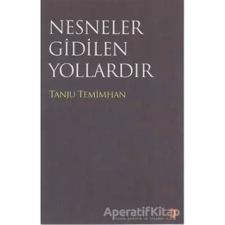 Nesneler Gidilen Yollardır - Tanju Temimhan - Cinius Yayınları