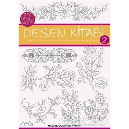 200 Farklı Motif Desen Kitabı - 2 - Kolektif - Tuva Yayıncılık