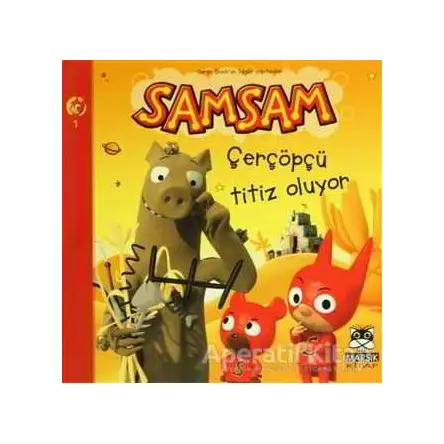 Samsam 1 - Çerçöpçü Titiz Oluyor - Serge Bloch - Marsık Kitap