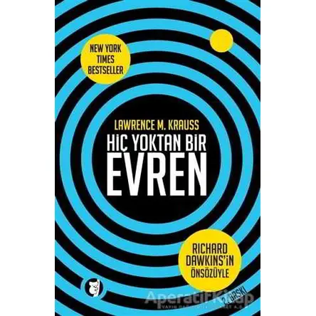 Hiç Yoktan Bir Evren - Lawrence M. Krauss - Aylak Kitap