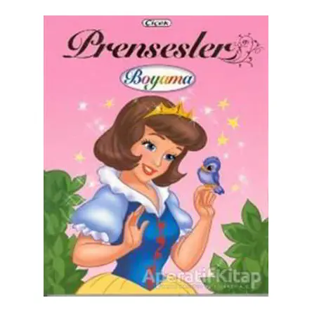 Prensesler Boyama Kitabı 4 - Çiçek Yayıncılık