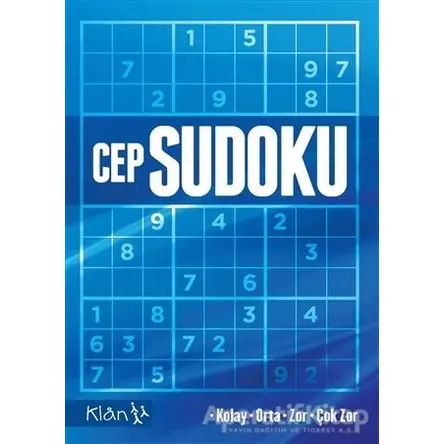 Cep Sudoku - Mehmet Şensoy - Klan Yayınları