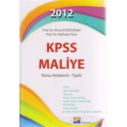 2012 KPSS Maliye Konu Anlatımlı - Testli - Mehmet Yüce - Siyasal Kitabevi
