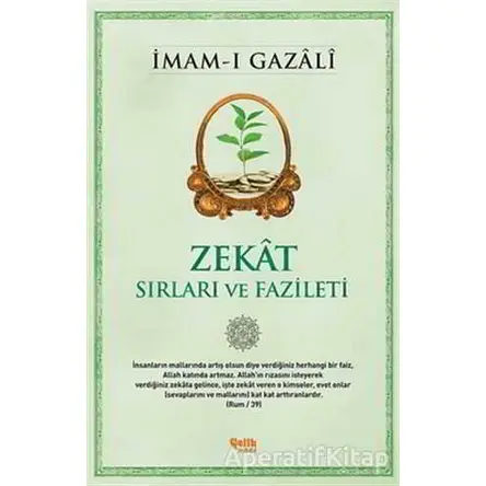Zekat - İmam-ı Gazali - Çelik Yayınevi