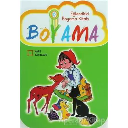 Eğlendirici Boyama Kitabı 3 - Kolektif - Kare Yayınları - Okuma Kitapları