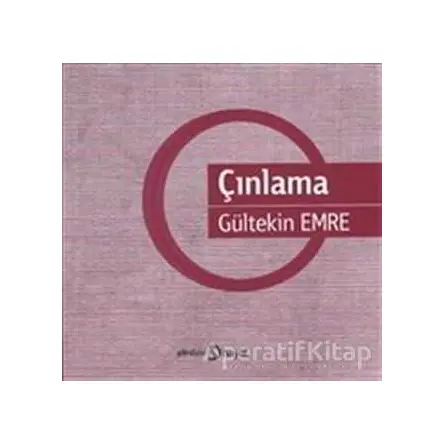 Çınlama - Gültekin Emre - Hayal Yayınları