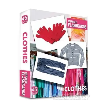 Miracle Flashcards - Clothes-Box 45 Cards - Kolektif - MK Publications