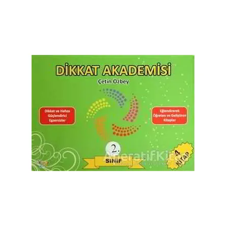 Dikkat Akademisi 2. Sınıf Seti (4 Kitap) - Kolektif - Yuka Kids