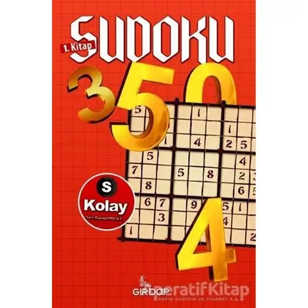 Sudoku 1. Kitap - Kolay (Yeni Başlayanlar İçin) - Salim Toprak - Girdap Kitap