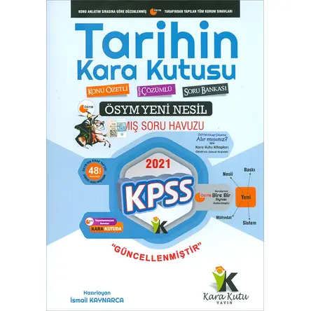 İnformal 2021 KPSS Tarihin Kara Kutusu Konu Özetli Soru Bankası