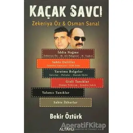 Kaçak Savcı - Bekir Öztürk - Altaylı Yayınları