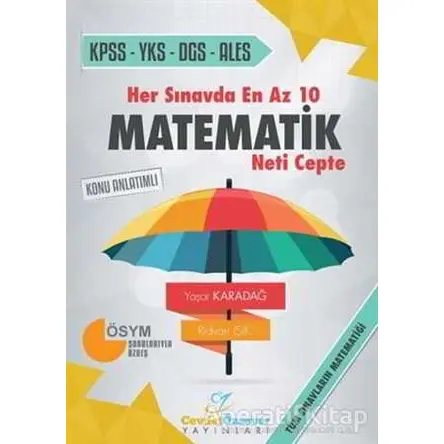 Cevdetözsever Her Sınavda En Az 10 Matematik Neti Cepte